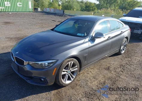2019 BMW 430I Gran Coupe xDrive из США, поврежденный, VIN WBA4J3C56KBL10486